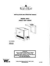 Kozyheat #911 Owner's manual