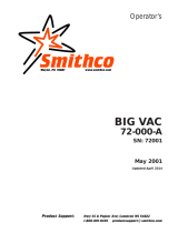 Smithco Big Vac V72 Operating instructions