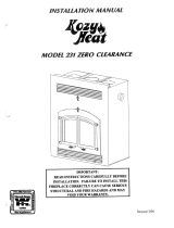 Kozyheat 231ZC Owner's manual