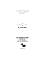 Insignia NS-32D312NA15 Important information