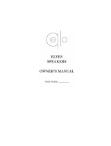 Cello Elves Speakers Owner's manual