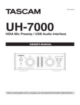 Tascam UH-7000 Owner's manual
