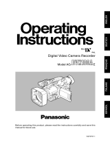 Panasonic AG-DVX100A User manual