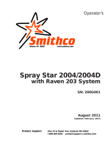 Smithco Spray Star 2004 SN200G001- 136 Owner's manual