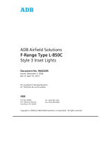 ADB F-Range L-850C User manual