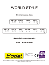 Bodet WORLD STYLE User manual
