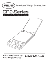 American Weigh Scales CP2-300 User manual