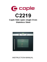 Caple C2219 User manual