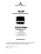 YSI WL550 Operating instructions