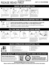 Air-O-Swiss AOS 7142 Ultrasonic Quick Setup Manual