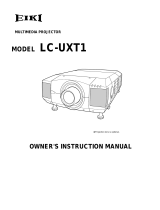 Eiki LC-UXT1 User manual