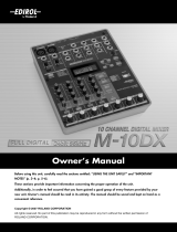 Roland M-10DX Owner's manual