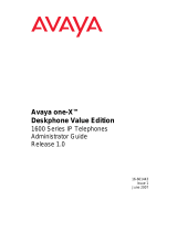 Avaya one-X 1616 User manual