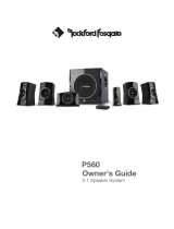 Rockford Fosgate P560 Owner's manual