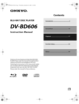 ONKYO DV-BD606 Owner's manual