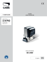 CAME BX-246V Installation guide