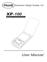 American Weigh Scales VP-100 User manual