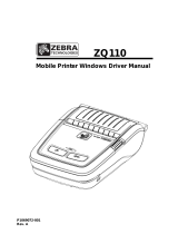 Zebra ZQ110 User manual