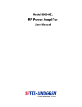 ETS-Lindgren 8000-021 Owner's manual