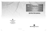 Meiji Techno ML7500 Owner's manual