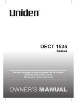 Uniden DECT 1535 Series Owner's manual