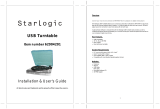 StarLogic USB Turntable Installation & User Manual