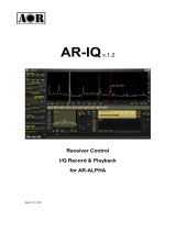 AOR AR-IQ Owner's manual