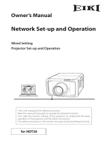 Eiki EIP-HDT30 User manual