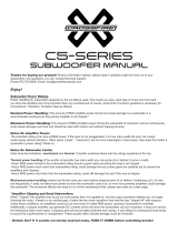 Crossfire C5-V2 Series Owner's manual