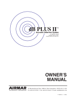 Airmar dB Plus II Acoustic Deterrent System Owner's manual