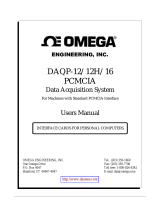 Omega DAQP-12A Owner's manual