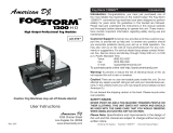 ADJ Fog Storm 1200HD User manual