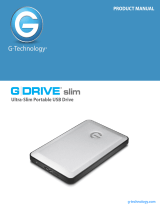 G-Technology G Drive slim User manual