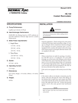 Thermal Arc HE-150 Coolant Recirculator Installation guide