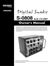 Roland S-0808 Owner's manual