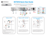 Motorola DCT3416 Quick start guide