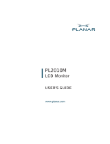 Planar PL2010M User manual