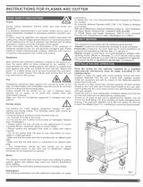 Cebora 950 Plasma Prof 150 User manual