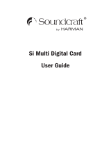 SoundCraft Si Option Cards Owner's manual