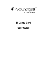 SoundCraft Si Option Cards Owner's manual