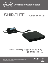 American Weigh Scales SE-50 User manual