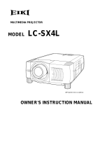 Eiki LC-SX4L User manual