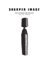 Sharper Image Nose and Ear Hair Trimmer User manual