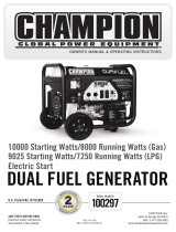 Champion Power Equipment 100297 Operating instructions