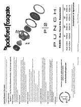 Rockford Fosgate Punch P2D410 Installation & Operation Manual
