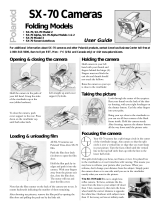 Polaroid SX-70 Sonar User manual