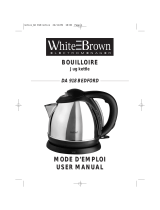 WHITE BROWN DA 918 User manual
