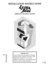 Kozyheat Masonry Owner's manual