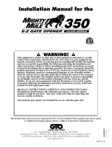 GTO Mighty Mule 350 Installation guide