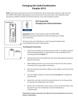 Simplex 2015 Series User manual